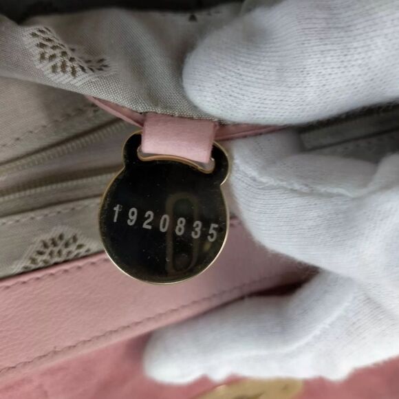 Auth Mulberry Pale Pink Mini Alexis 2way Crossbody Top Handle Satchel Preloved - Picture 9 of 9